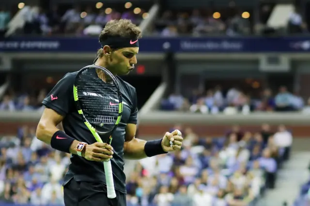 Nadal celebrates