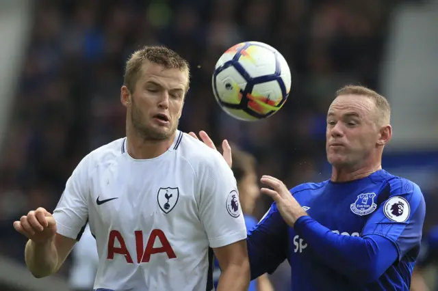 Eric Dier and Wayne Rooney