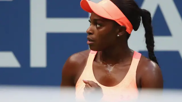 Sloane Stephens of the United States