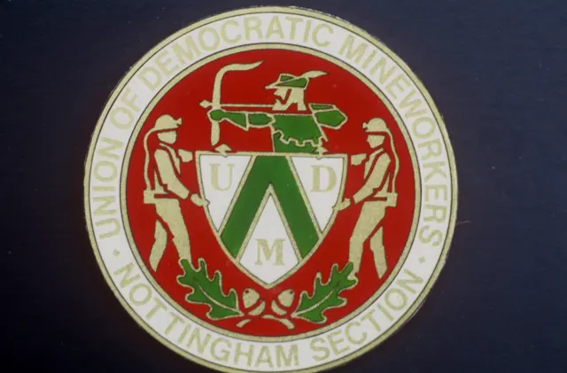 Union of Democratic Mineworkers pin-badge