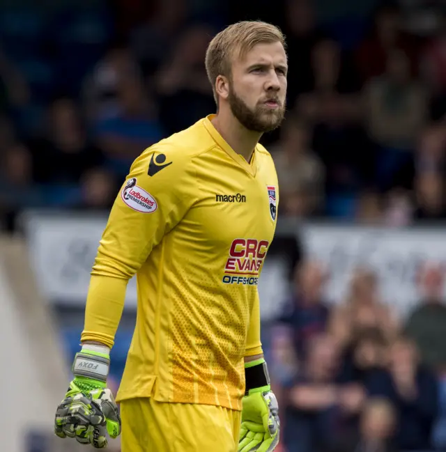 Ross County goalkeeper Scott Fox