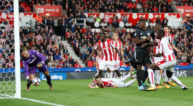 Jack Butland makes a save