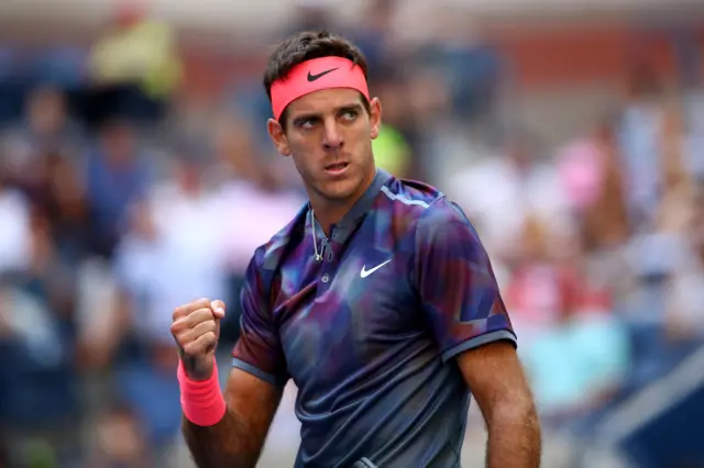 Del Potro celebrates