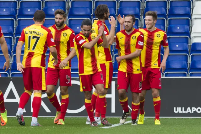 Blair Spittal fired Partick Thistle in front in Dingwall