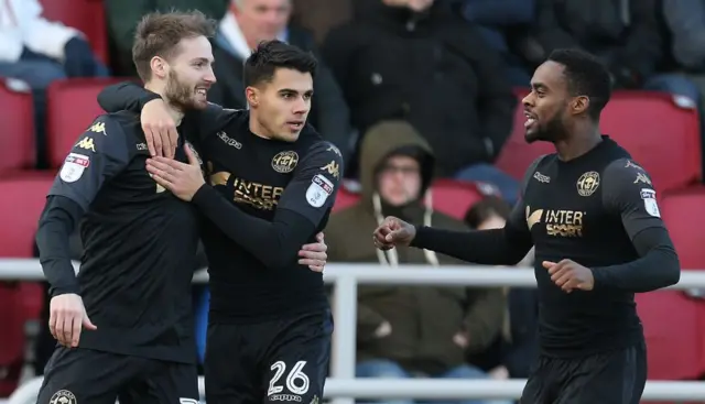 Wigan celebrate