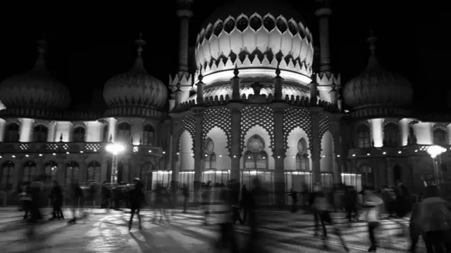 skaters at the Brighton Pavilion