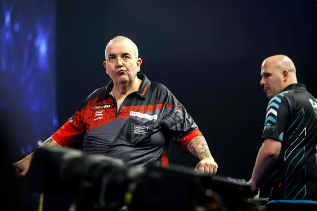 Phil Taylor and Rob Cross