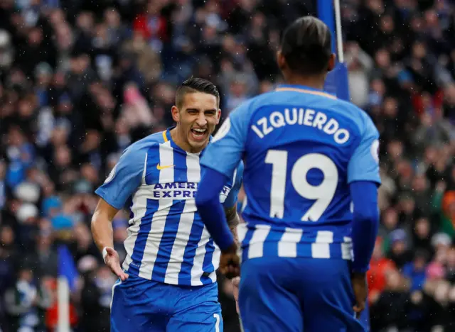 Anthony Knockaert celebrates