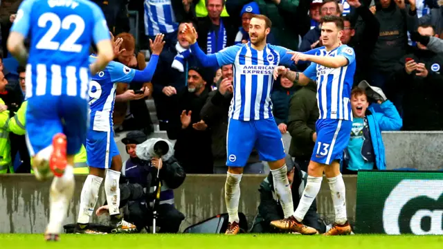 Glenn Murray celebrates