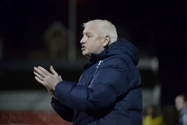 Ballinamallard United manager Gavin Dykes