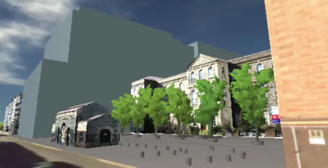 Jersey hospital plans impression