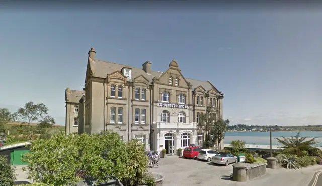 Metropole Hotel in Padstow. Pic: Google