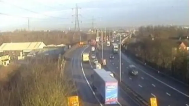 M5 J3 north traffic cam