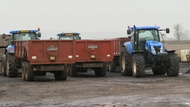 Tractors in Pattingham