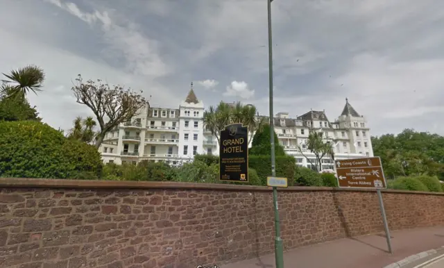 Grand Hotel, Torquay. Pic: Google