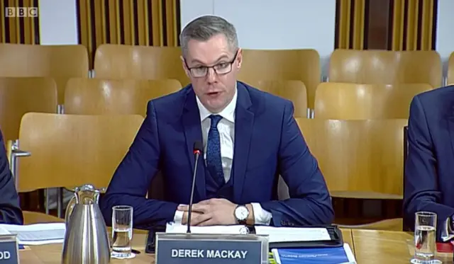 Finance Secretary Derek Mackay