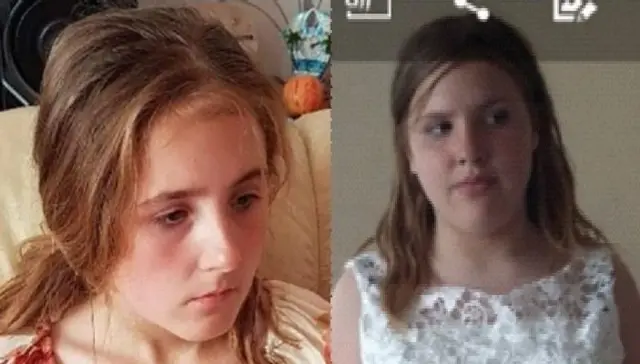 The missing girls Kaitlyn Davies and Sophie Malone.