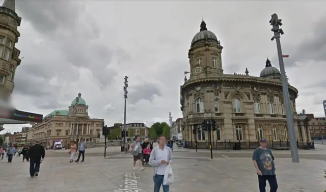 Hull's Queen Victoria Square.