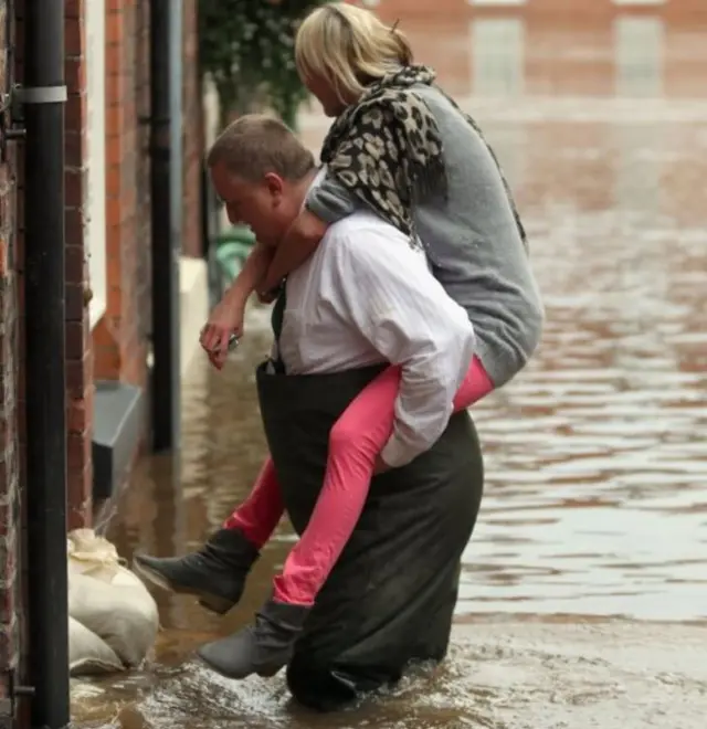 Flooding in York in December 2015