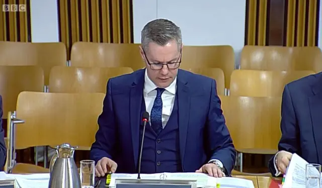 Finance Secretary Derek Mackay