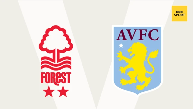 Nottingham Forest v Aston Villa graphic