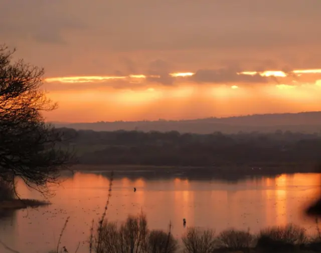 Sunset over Wakefield