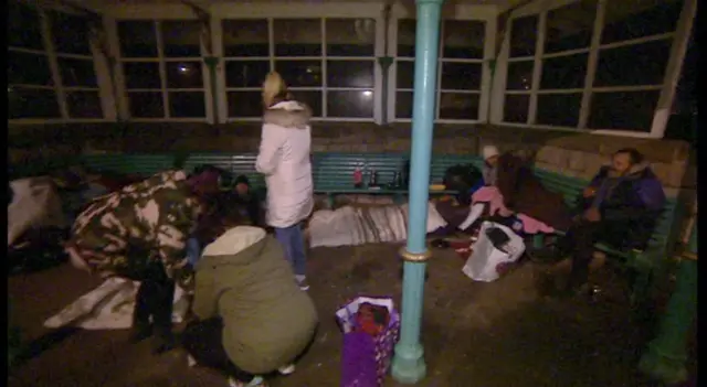 Val Donigan and rough sleepers in Weston