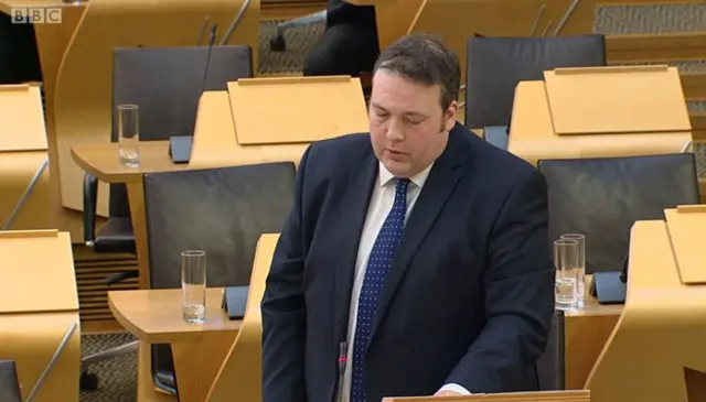 Tory MSP Jamie Halcro Johnston