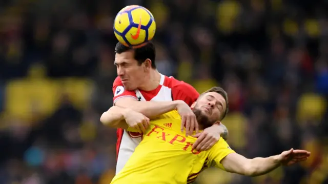 Pierre-Emile Hojbjerg and Tom Cleverley