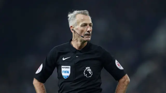 Referee Martin Atkinson