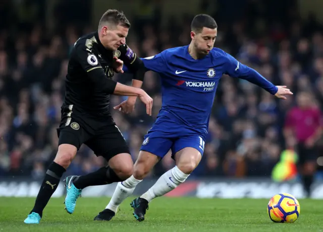 Eden Hazard and Marc Albrighton