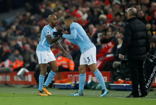 Fabian Delph and Danilo