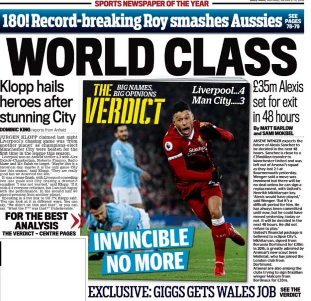 Daily Mail backpage