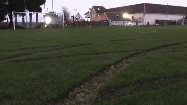 Damage to pitch