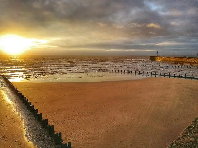 Bridlington beach