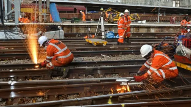 Railway workers