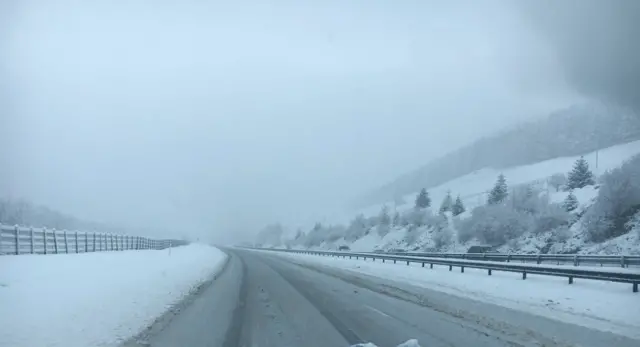 Snow on the road