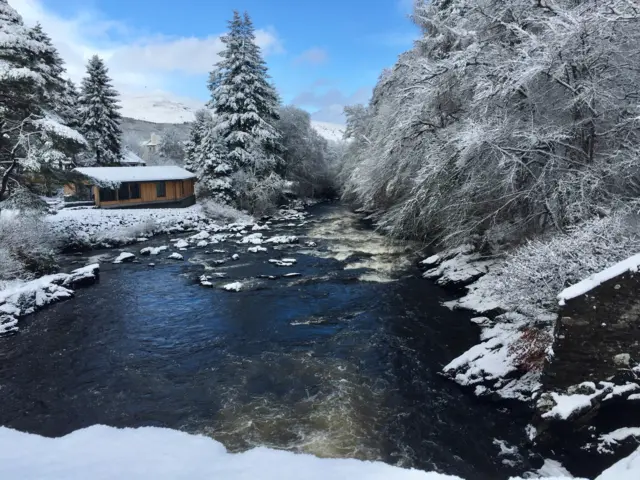 Killin Stirlingshire, by the Falls of Dochart