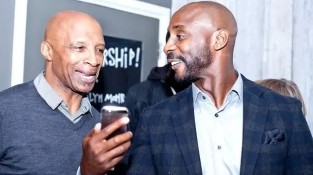 Cyrille Regis and Jason Roberts