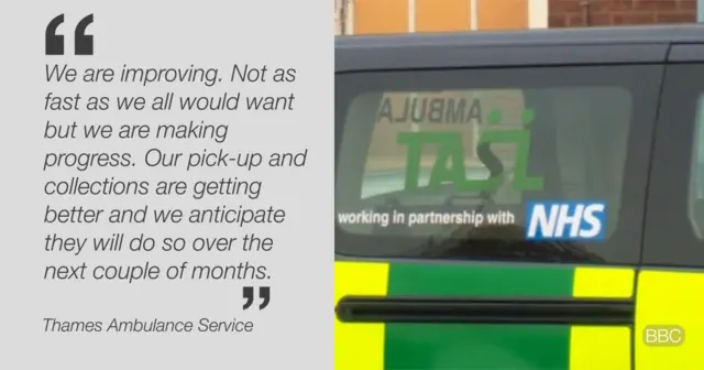 Thames Ambulance statement