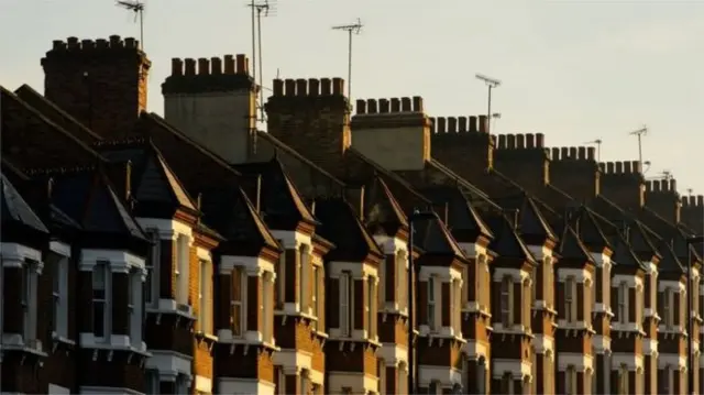 A row of houses