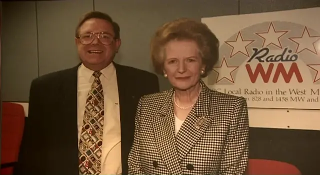 Ed Doolan and Margaret Thatcher