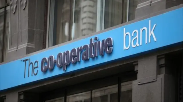 Co-operative Bank sign