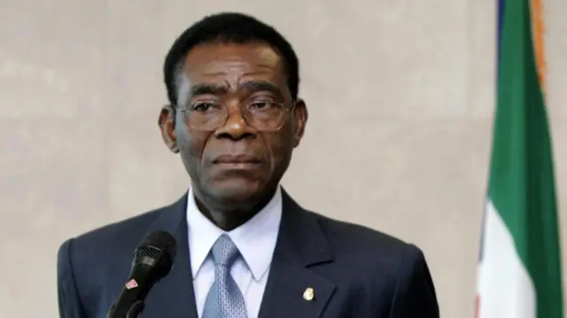 Equatorial Guinea's President Teodoro Obiang Nguema