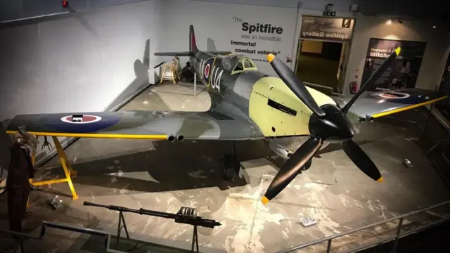 Spitfire in museum