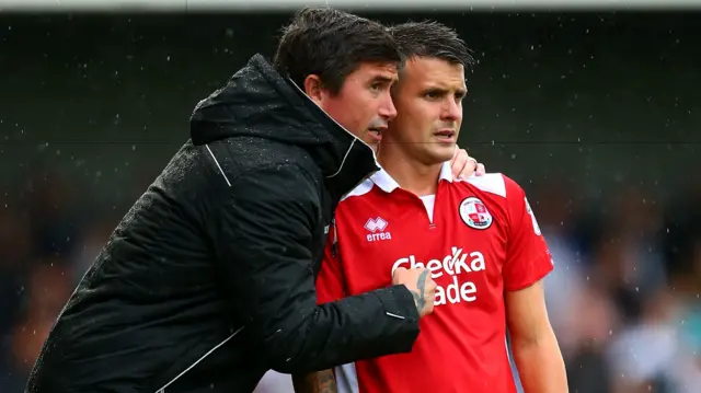 Crawley manager Harry Kewell