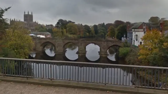 River Wye in Hereford