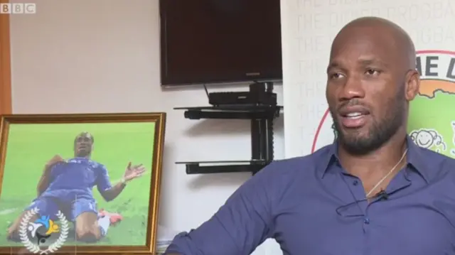 Didier Drogba speak to BBC Afrique