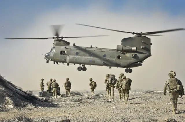 Chinook in Afghanistan