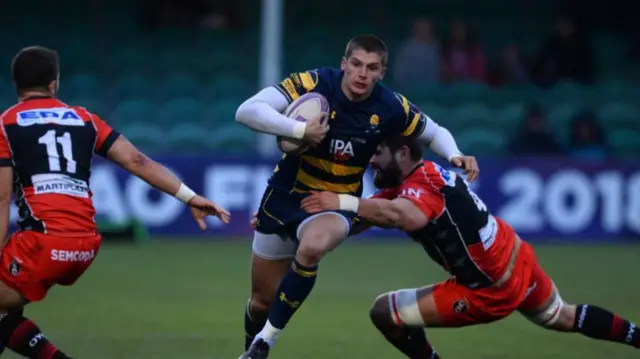 Ben Howard in action for Worcester